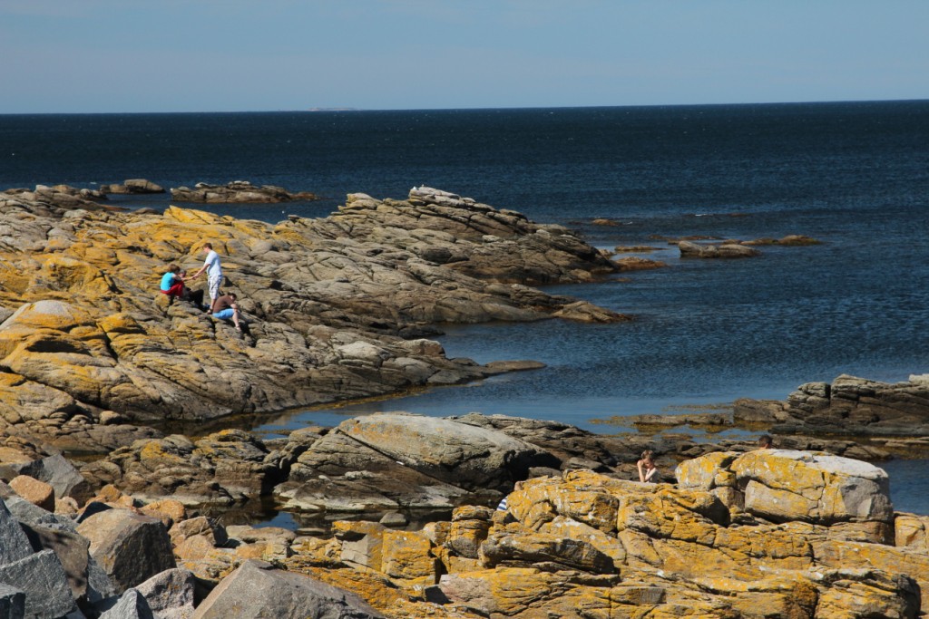 Bornholm wybrzeze przy svaneke